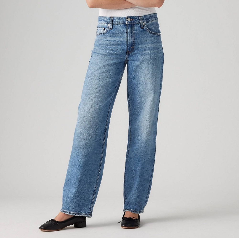 Levi's Baggy Dad Jeans Metaphor Mix Sz 26 Nwt - Picture 15 of 16